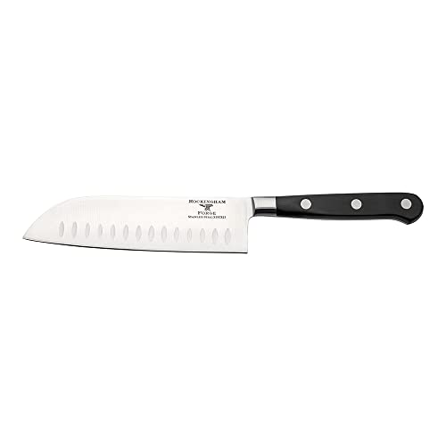 Rockingham Forge FRF 15cm Santoku Knife, Fully Forged, Pakkawood Handle