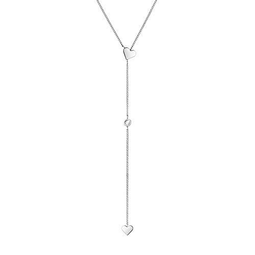 Collier Y Tamaris femmes acier inoxydable étanche anti ternissement cœur