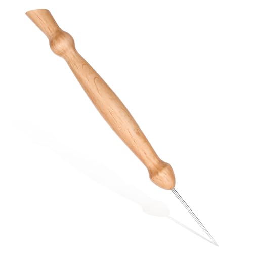 Sewing Stiletto Tool, Stiletto Pressing Tool, Stiletto Pressing Awl Tool for Getting Seams to Lay Correctly Cloth Pouch Hole DIY Handmade Maker Tool