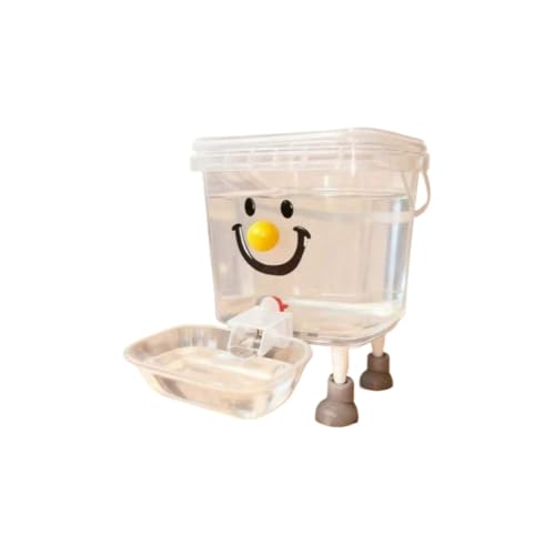 自動ペット給水器 - 電源不要!大容量の水タンク、重力式自動給水、ペットに常に新鮮な水を提供。週1-2回の給水で済み、毎日の給水の手間を解消!