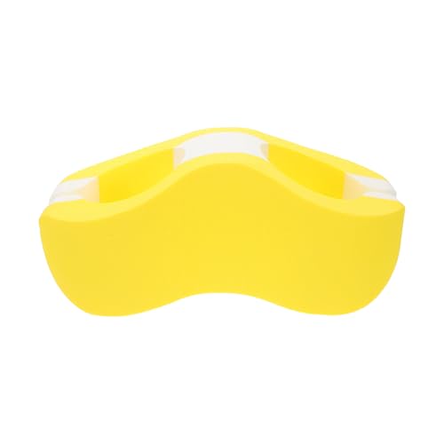 Planche de natation en EVA jaune avec support ergonomique de cheville Outanaya
