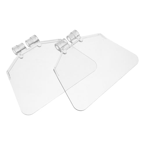 HAPINARY Protector para amoladora de banco 2 piezas con escudo transparente de plástico resistente al desgaste para uso doméstico y taller con fácil instalación
