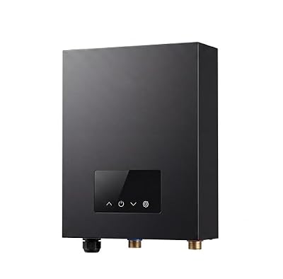 14kW 240V Tankless Water Heater Electric, Instant on-Demand Hot Water Heater with Smart Self-Modulating Technology, Compact Design for Point-of-Use Under Sink, Shower, and Kitchen, Gray