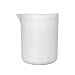 Plastic Graduated Beaker Lab Beaker PTFE Science Measuring Liquid Container s 250ML Measuring Cups with Handle and Spout Laboratory Equipment Lab Utensils