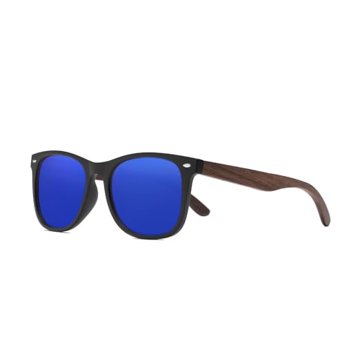 KINGSEVEN Polarized Wood Sunglasses for Men