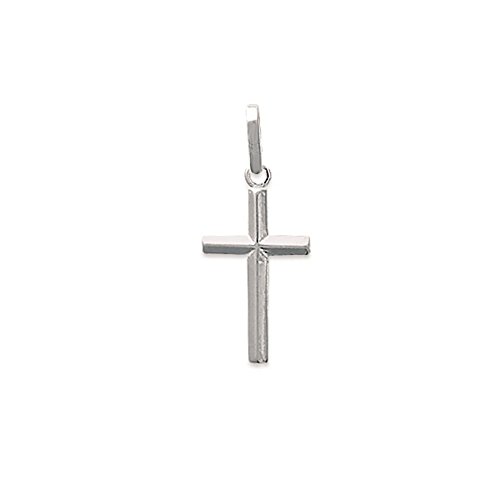 Croix Catholique Argent 925 Tata Gisèle pendentif idéal pour baptême et communion