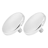 HDBUBALUS Motorrad CNC Innenverkleidung Spiegel Stecker Spiegel Loch Stecker Schrauben Montage Loch Stecker Fit Für Harley Batwing Street Glide Electra Glide Tri Glide 1996-2016 Chrom