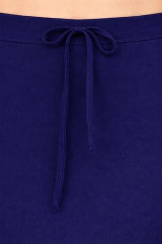 Image of Women's Seamless Cotton-Blend Saree Shapewear Petticoat - High-Waist Underskirt (S-XXL) - Fish-Cut, Breathable & Stretchable for Daily, Party