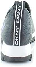 DKNY Women's Lightweight Slip on Fashion Sneaker, Black/Rainbow Azer, 5.5 | Image 5
