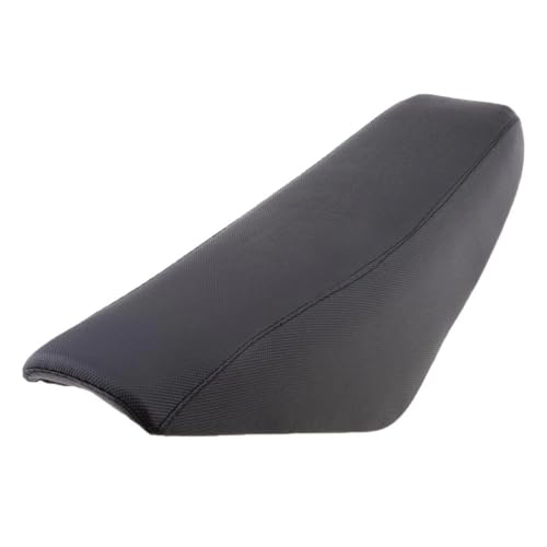 Asiento negro de espuma alta y plana para amortiguación en Pit Bike Trail