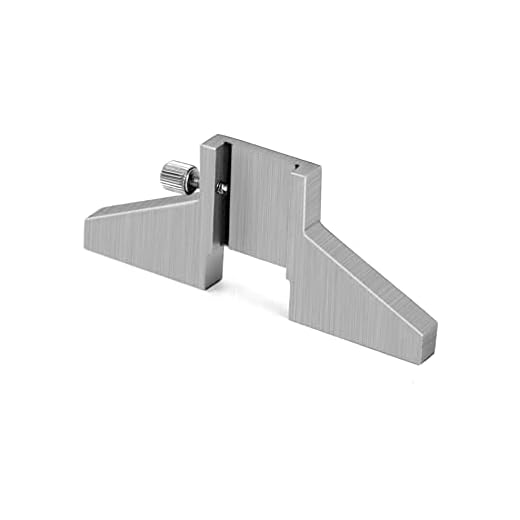 QWORK Caliper Depth Base Carbon Steel T-Bar Attachment for Dial/Digital/Vernier Calipers 4", 6", 8", 12"