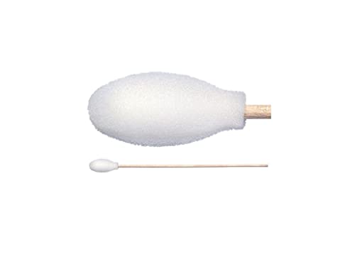 Texwipe Swab - Wood Handle Material and Cotton/Polyurethane Foam Head Material - 154 mm Length - TX720B [PRICE is per BAG]