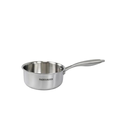 Fackelmann Casserole 14 cm Triply Inox 18/10 14 cm Tous Feux Sans PFAS