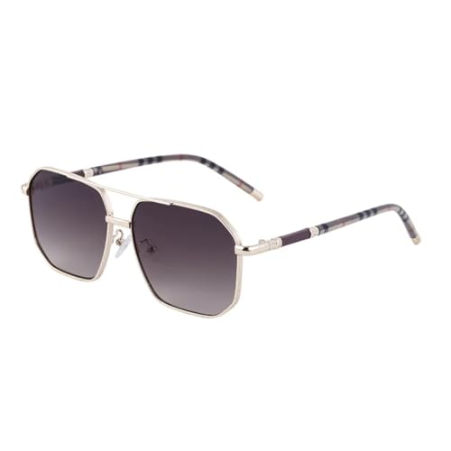 Lunettes de soleil marron homme anti éblouissement vintage