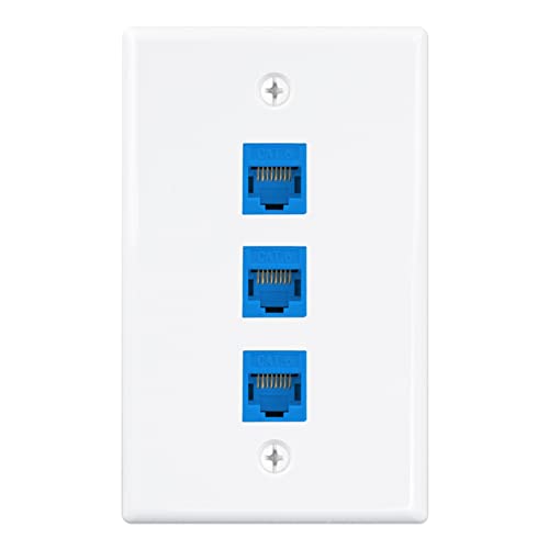 Plaque murale Ethernet résolvant le manque de prises RJ45 dans le bureau