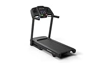 Horizon Fitness T101 Folding Treadmill for Home - Portable Walking and Running Machine w/Bluetooth Connectivity - Foldable Treadmill with Incline - Home Exercise Equipment - 140 x 50 cm Deck