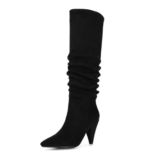 Bottes hautes au genou extensibles pour affiner la silhouette féminine