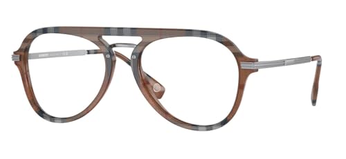 Lunettes Burberry BE2377 marron 55mm la monture Bailey Check idéale contre la fatigue et le glissement