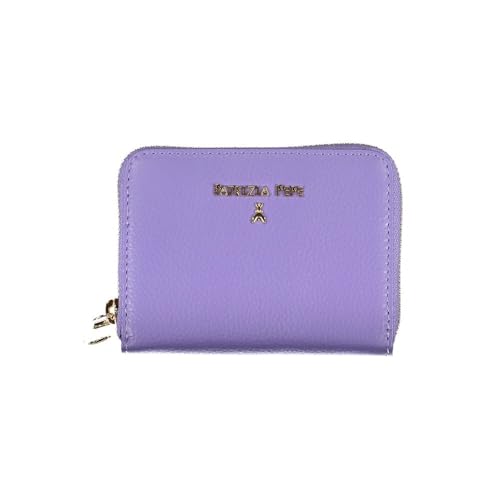 Portefeuille Patrizia Pepe violet femme cuir zippé élégant