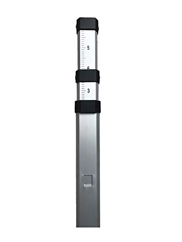 Geoleni Aluminum Grade Rod - 10Ths, With Carrying Case And Rod Level (9 Foot) #TOP2