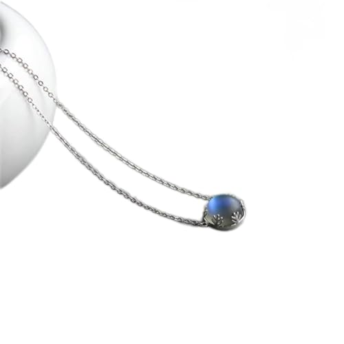 Collar con colgante de aurora de plata S925 ideal para tus looks diarios de mujer