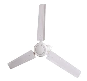 EASY GROW ORGANICS Ceiling Fan Down Rod - 6-Inch Long - Ceiling Fan Hanging Rod - 1 Piece (White)
