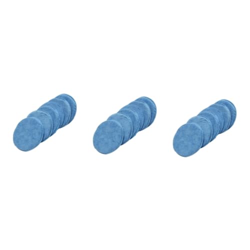 PartyKindom 3sets Car Detailing Set 5 Inch Waxing Polish Sponges Large Cleaning Sponges for Car Double-Sided Wax Pad 6pcs*3