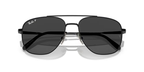 Image of Ray-Ban Unisex Rb8097 William Titanium Square Sunglasses