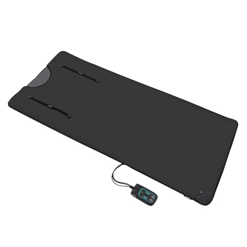 LENDISIY Couverture de sauna infrarouge, couverture de sauna portable Oxford Detox Thérapie pour la maison, température réglable : 30-70 °C, couverture de sauna infrarouge avec télécommande, minuterie