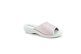  INBLU PL000045N Rosa SANITARIE Damen Unterlegmatte Echtleder Zeppa 4,5 cm, Pink - Rosa - Größe: 36 EU