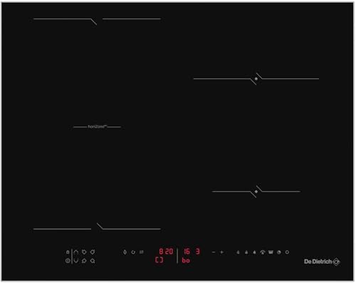 De Dietrich DPI4411B, Plaque à induction Infinite Black, Black