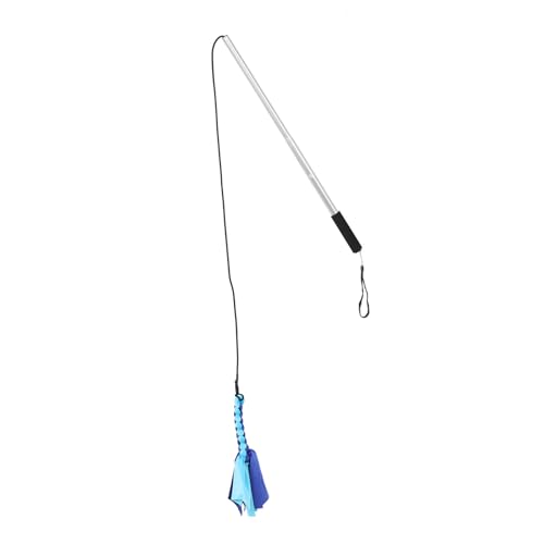 TOGEVAL Dog Teaser Pole for Training Expandable Interactive Stick for Puppies and for Exercise and Play Pet Toy for Mental and Fun