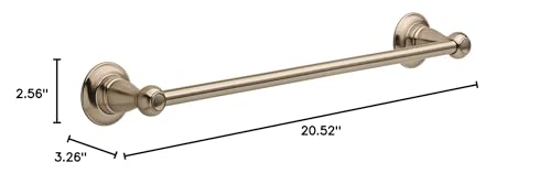 Delta Faucet Porter 18 inch Towel Bar, SpotShield Brushed Nickel , Bathroom Accessories, PTR18-BN