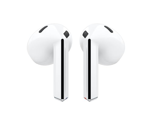 Image of SAMSUNG Galaxy Buds 3 AI True Wireless Bluetooth Earbuds, Sound Optimization, Real-Time Interpreter, Noise Cancelling, Redesigned Fit, Touch Control, Latin American Version (White)