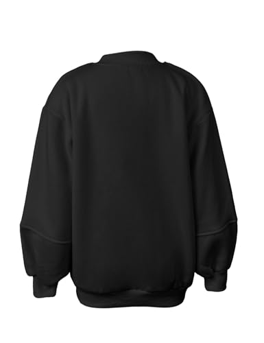 Girls Fleece Jacket Full Zip Up Long Sleeve Sweatshirt Outerwear Coat with Pockets4