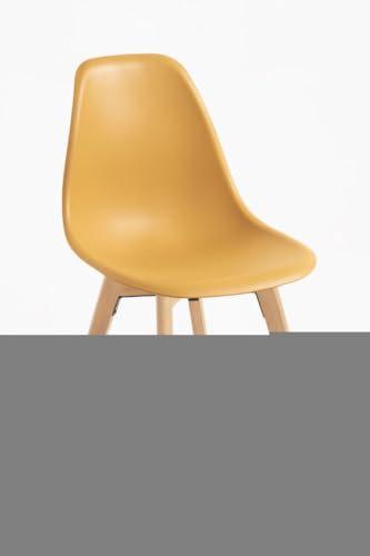 Regalos Miguel - Sillas Comedor - Silla Kelen - Mostaza