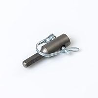 Weischer® Hex Adapter für Erdbohrer für Bohrmaschine Bohrhammer Akkubohrmaschine Akkuschrauber Pfahlbohrer – Ansicht 1