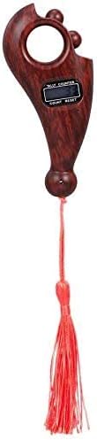 Digital Tally Counter Beads Device - 12 Pieces, Dark Brown