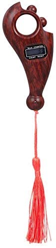 Digital Tally Counter Beads Device - 12 Pieces, Dark Brown
