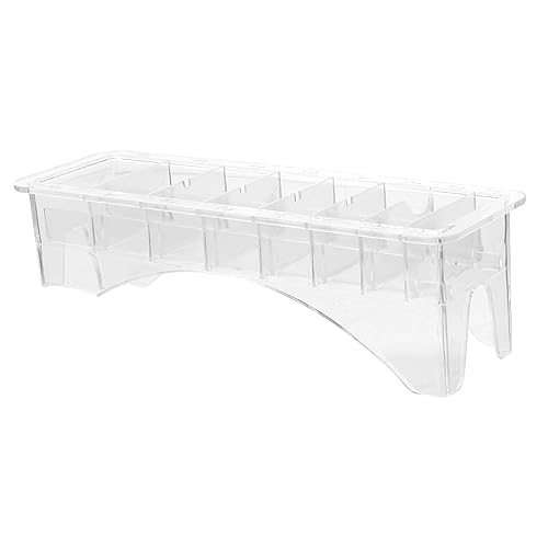 BESTYASH 1pc Box Electric Clipper Comb Box with Slots Hairdressing Storage Case for Clipper Accessories Material Organizer for Hair Cutting Tools Random Color