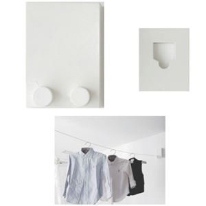 【数量限定】ワイヤー式 室内物干し金具 洗濯器具  pid-4M Amazon.co.jp: ワイヤー式 室内物干し金具 洗濯器具 【最長寸法：4m