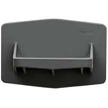TOOLETRIES The Benjamin Soap Holder, Silicone Holder for Shower, Draining Soap Dish & Bathroom Organizer with No Residue Adhesive, Removable & Reusable - Charcoal