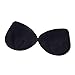 MUGE LEEN Imbottiture per Reggiseno per Donne Inserti per Coppe Addensare Riutilizzabili Triangolo Cuscino per Il Seno Rinforzatore per Il Seno Nero