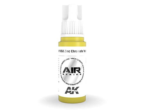 AK Acrylics 3Gen Aircraft AK11858 Zinc Chromate Yellow (17ml)