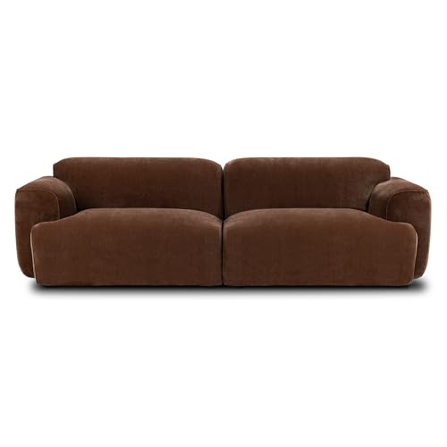 Image of Poly & BARK Nardo 107.5 inch Sofa with Oversized Seating, Clean Modern Lines, and Statement Scale for Spacious Contemporary Living Rooms
