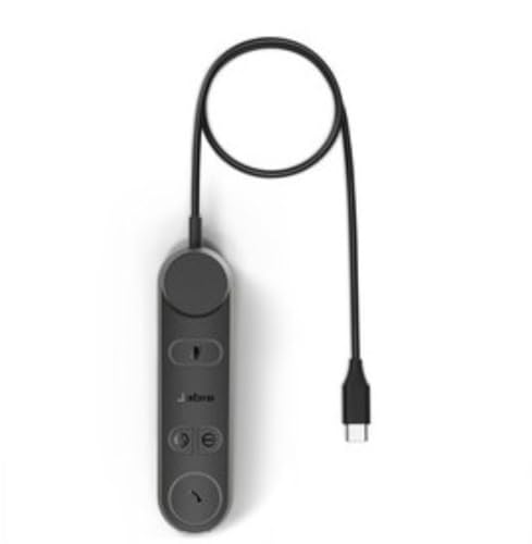 Jabra Engage 50 II �����N�R�[���R���g���[�����j�b�g - USB-C�P�[�u�� Engage 50 II ���m��������уX�e���I USB-C �L���w�b�h�Z�b�g - MS�`�[���F�� ���̂��ׂẴv���b�g�t�H�[���ɑΉ� - �u���b�N