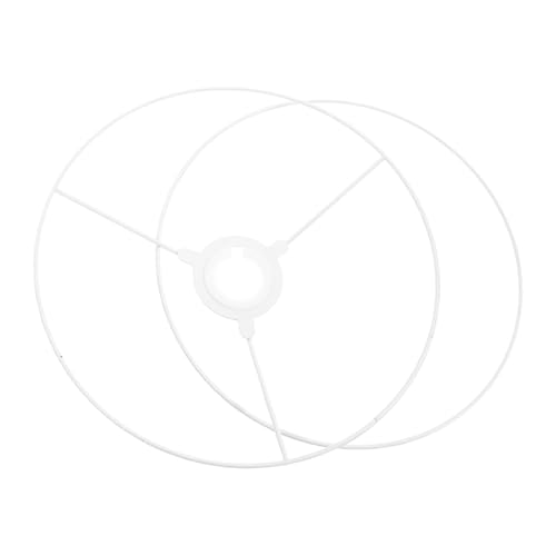 Support d'abat-jour 40cm double cercle en fil de fer pour réparer une carcasse de lustre