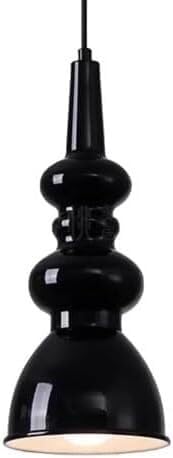 HYJAUSXB Simple Creative Black Iron Chandelier,French Personality Pendant Light,E27 Base Hanging Light,Indoor Adjustable Height for Kitchen Island Dining Room Bedroom Hallway Bar Living