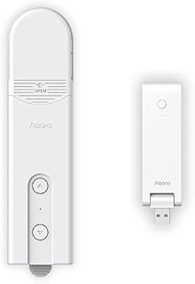 Aqara Roller Shade Driver E1 Plus Aqara Smart Hub E1, with Schedule and Voice Control, Rechargeable with Long Battery Life, Compatible with Apple HomeKit, Alexa, Google Assistant, and IFTTT