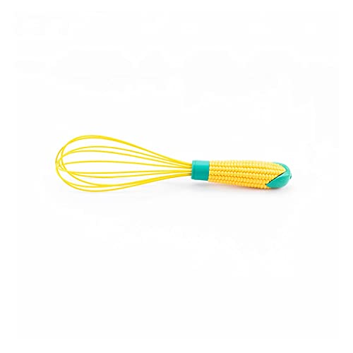 zxb-shop Frusta da Cucina Sciocco in Silicone, Frusta Manuale per la casa, wisk da Cucina per Cucinare mescolando l'utensile da Cucina schiumante (9"10" 11", Giallo) Fruste per Cucinare